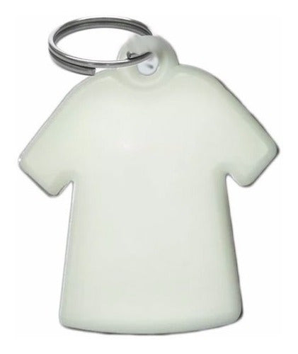 Llavero Camiseta Para Sublimar - Pack 10 Unid 0