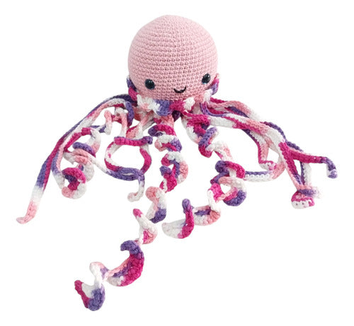 PuroAmorAmigurumis Amigurumi Muñeco De Apego Medusa - 40 Cm 1