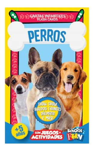 Cartas Educativas Perros Con Juegos School Fun Plow 1