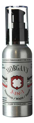 Morgans 3 In 1 Shampoo Wash Shave 100ml 0