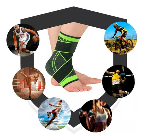 Qiangsen Sport Ankle Brace with Cross Tensioners 1