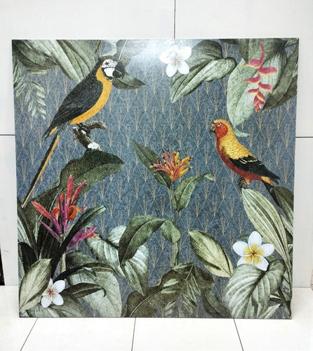 Cerámicas Decorativas Motivos Aves 86x86 Cm. 1