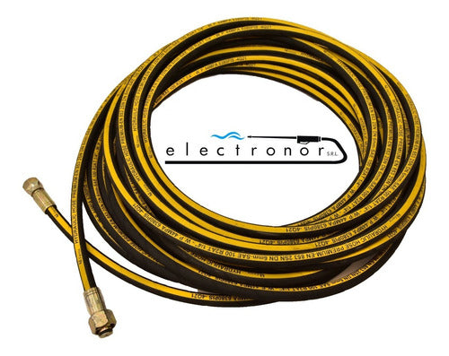 Electronor Pressure Washer Hose R2 5/16 X 20 M Double Steel Mesh 2