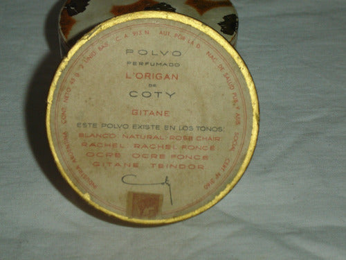 Vintage Perfumed Powder Coty Lorigan Sealed Box Made in Argentina 7