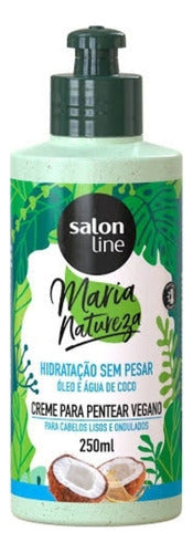 Salon Line Maria Natureza Smooth and Wavy Hair Styling Cream 0