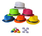 Tanguero Fluorescent Hat x 5 - Stylish Panama Cowboy Set 1