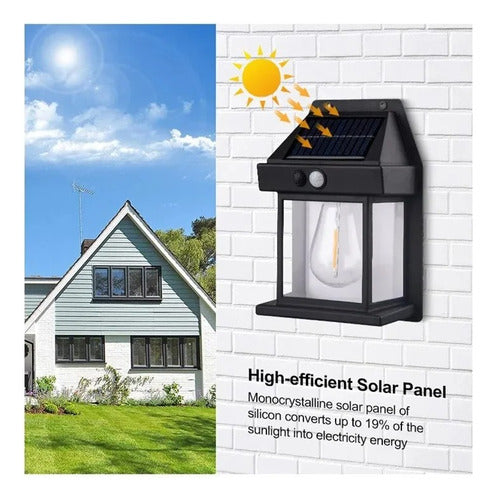 Solar Interaction Wall Lamp - Iluminación Gratis!..l Pack Solar X4 Con Foco 2