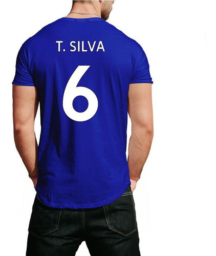 Chelsea Fan Cotton Shirts 9 Lukaku, 7 Kanté, 10 Pulisic Et 23