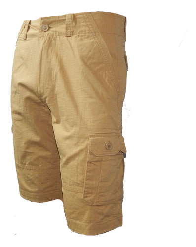 Cargo Shorts with Ripstop Belt - Jeans710 3