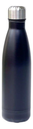 Botella De Agua Térmica Acero Black Inox 500ml 0