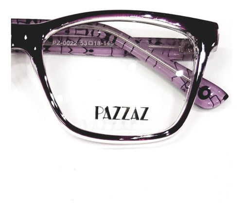 Stylish Small Frame Eyeglasses by Pazzaz with Gift Case 1