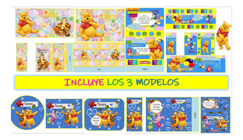 Kit Imprimible Candy  De Winnie The Pooh 2