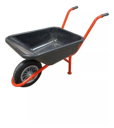 Crex Export Reinforced Plastic Wheelbarrow 90L with Pneumatic Wheel 0