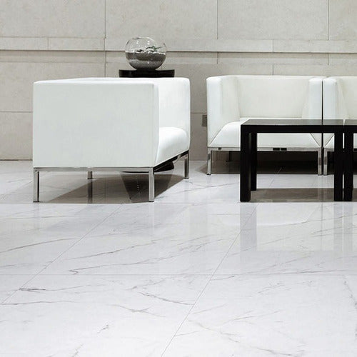 Vite Bianco Apuano Polished Porcelain 80x80 2