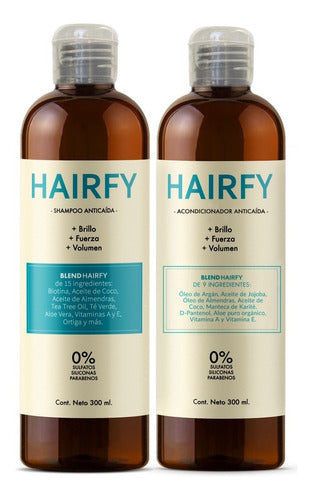 Hairfy Anti-Hair Loss Shampoo and Conditioner Set - 300 mL - Biotin 0