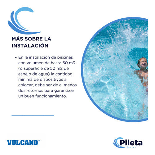 Vulcano Return and Virola for Fiberglass Swimming Pools 2