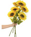 Plobach 6 Piezas De Girasoles Grandes, Flores Artificiales 0