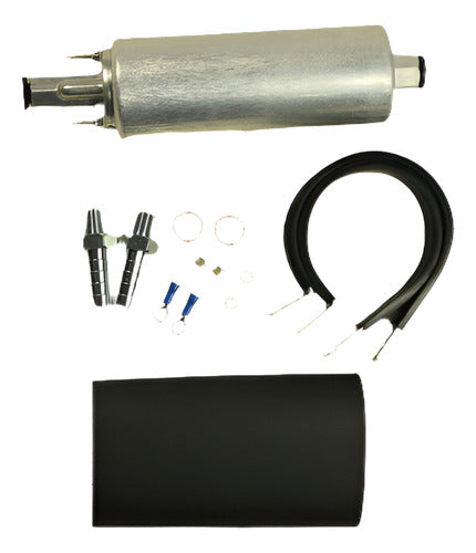 CARMOCARSHOP High-Performance Inline Fuel Pump 255LPH Adjustment 0