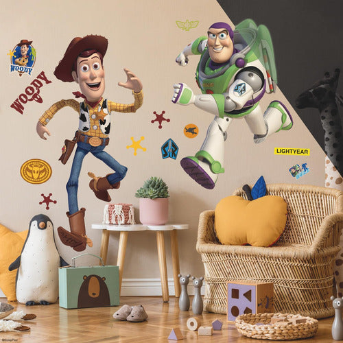 RoomMates Toy Story Giant Buzz Wall Stickers - Colorful Vinyl for Kids 1