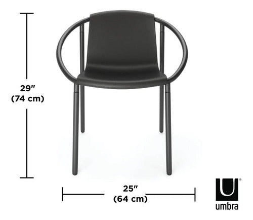 Umbra Ringo Black Chair 4