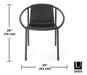 Umbra Ringo Black Chair 4