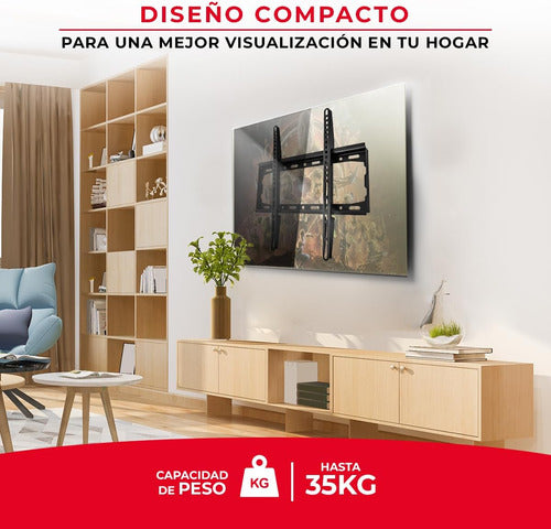 Soporte De Tv Pared Fijo 26 32 40 42 43 49 50 55 Pulgadas 3