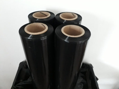 Nylon Film Negro Para Embalar Pallets, Muebles, Valijas..5kg 450m 0