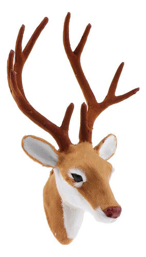 10 '' Deer Head Stuffed Animal Toy Para Crianças Presentes 4