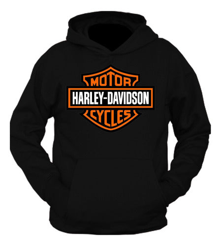 Ki Fan Store Hoodie Canguro Buzo Algodón Harley Davidson 4