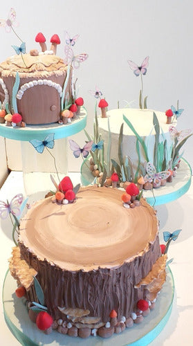 Pasteleria Prut Tortas Decoradas Bosque Encantado, Hadas, Bosque Magico 2