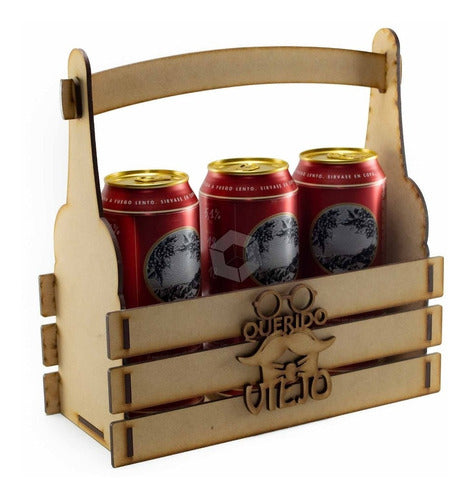 Beer Can Holder Box, Father's Day Fibrofacil - Pack of 5 0