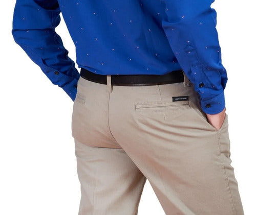 Men's Special Size Pierre Cardin Pleated Gabardine Pants 2