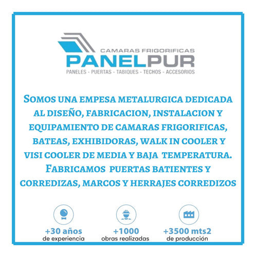 PanelPur Refrigeration Chamber Panel Door Frame Various Kit Assembly Xm2 7
