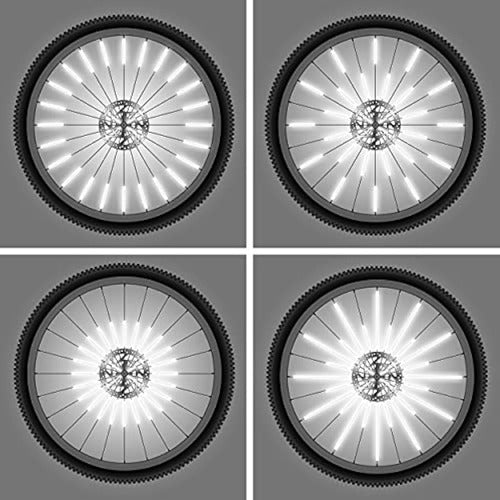 Generic 72 Bicycle Wheel Reflectors 2