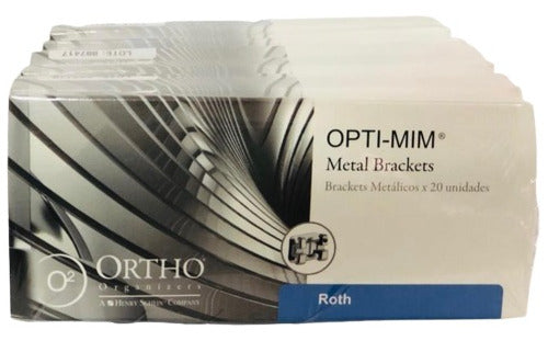 Ortho Organizer Brackets Ortodoncia Metalicos 1 Casos X 20 Roth 0