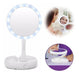 GRUPOFERTA LED Lighted Foldable Makeup Mirror with USB Power 0