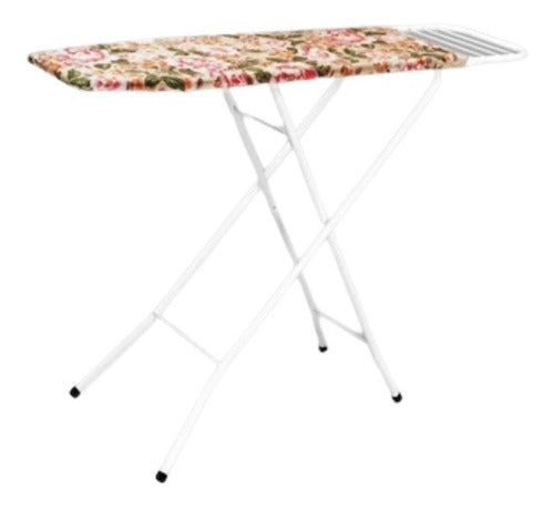 ZH Adjustable Height Reinforced Ironing Board with Iron Rest 0