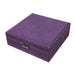 Purple Velvet Screen W/Lock Bag Case Paperweight 2