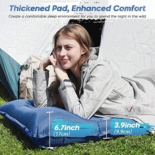 Zelimon Inflatable Sleeping Pad For Camping, 3.9 Thick 1