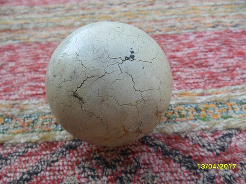 Antigua Bola De Billar En Noble Material 5