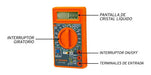 Truper Digital Multimeter Tester 10a Educational Screen 10400 1