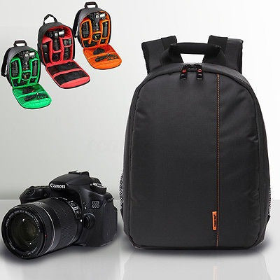 Dslr Camera Video Impermeable Mochila Bolsa De Hombro Caso P 2