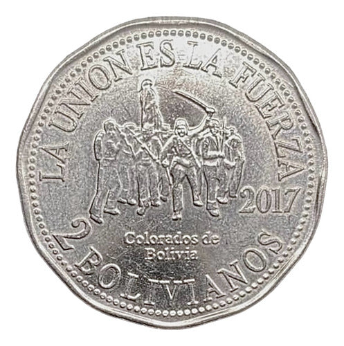 Bolivia Plurinacional - 2 Bolivianos - Año 2017 - Km #220 0