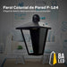 LED Wall Lamp Combo: Farol 124 + Reflector + 10w Bulb Light 5