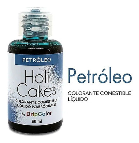 Colorantes Líquidos Holicakes Y Cepillos Para Aerógrafo 1