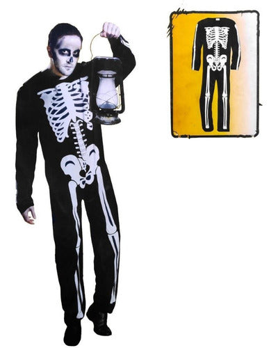 Skull Adult Costume Sizes L and XL 0