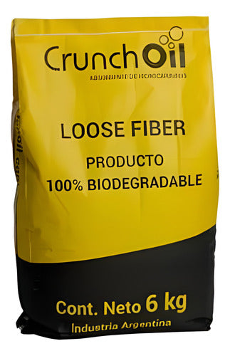 Absorbente De Hidrocarburos Loose Fiber Crunch Oil 6 Kg 0