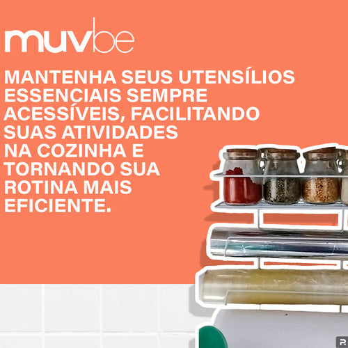 Kit Utensílios Econômicos E Suportes Em Aramados Para Casa 3