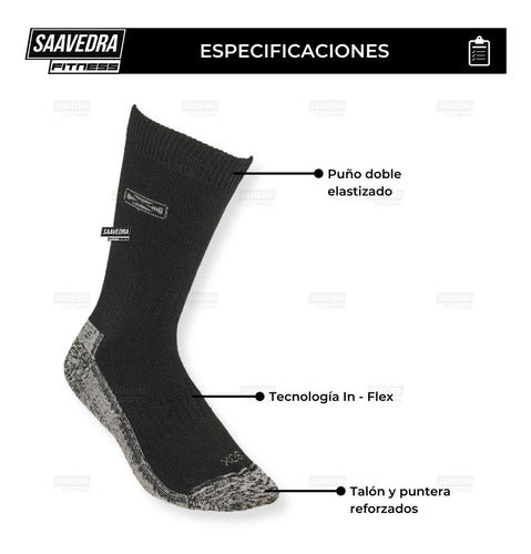 Sox Medias Termicas Sox Lana Peinada Trekking Worsted Wool 2