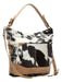 Bolso Myra S1168 Bolso De Piel De Vaca Con Doble Correa 0